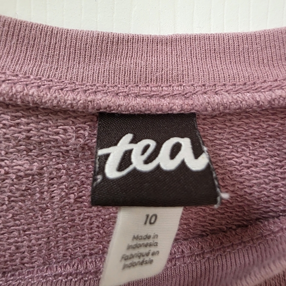 Tea Collection Mauve Ruffle Sweatshirt - Picture 3 of 3